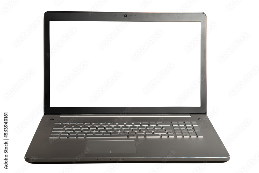 Image of a laptop. concept of internet sharing and technology Image of a laptop. concept of internet sharing and technology
