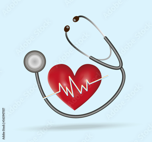 Medicine. Icon, heart arrhythmia. Vector image, isolated. © Ivan Voronov