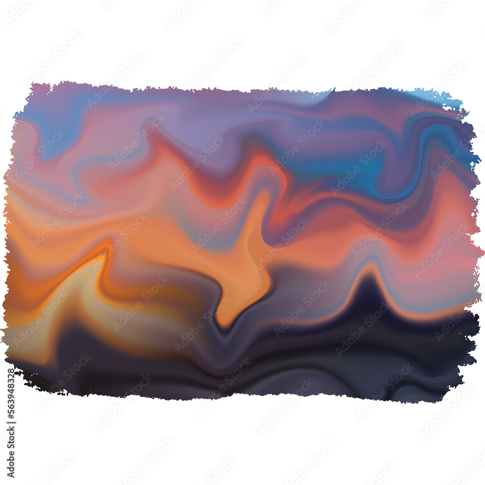 Obraz premium Brush stroke design with wave texture background