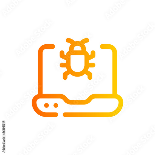 bug gradient icon