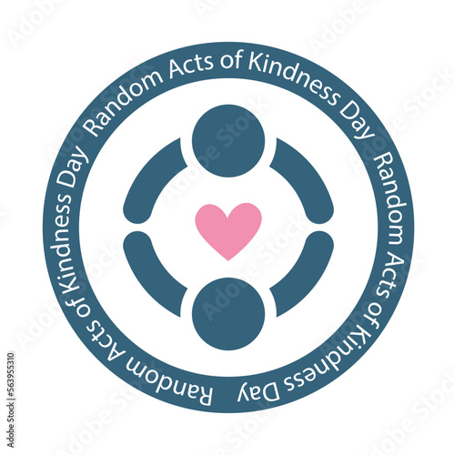 Random Acts Kindness Day, vector, icon.