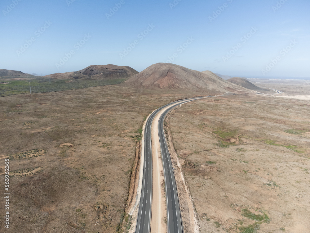 Panoramic view of Fuerteventura, Canarias