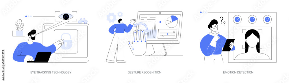 Sensor technology abstract concept vector illustrations. Sensor technology abstract concept vector illustrations.