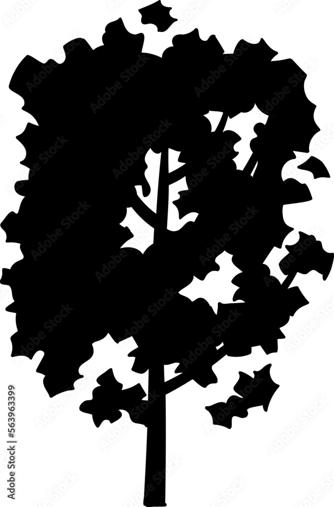 decoration side view tree illustration. decoration side view tree illustration.