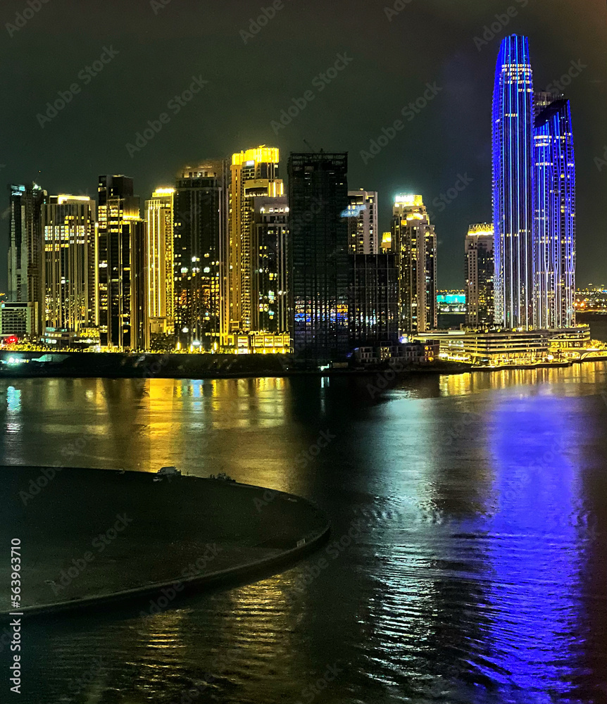 Fototapeta premium city skyline at night