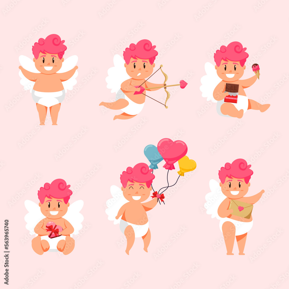 Set of Cupid. Little Angels