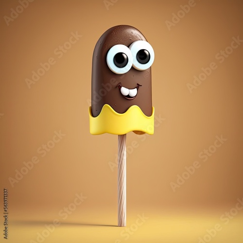Cute Cartoon Frozen Banana ...