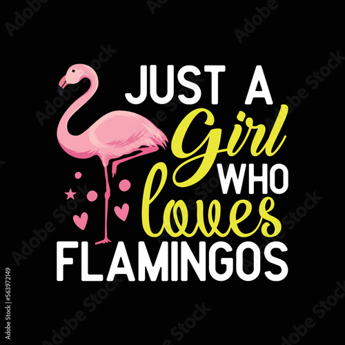  Just a Girl Who Loves Flamingos