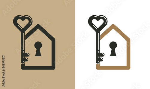 Real estate vector logo, re...