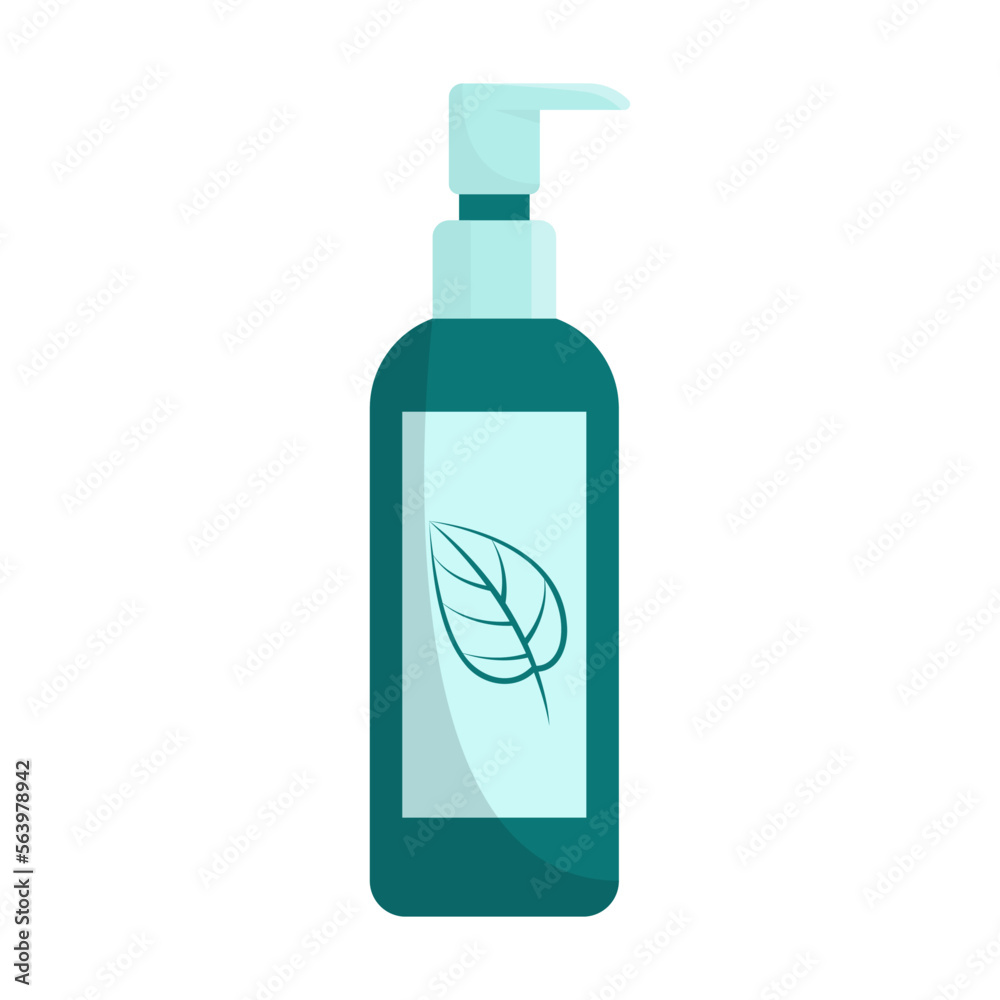 Organic product for skincare flat vector illustration. Drawing of bottle or jar of natural cream isolated on white background. Skin care, cosmetics, beauty concept Organic product for skincare flat vector illustration. Drawing of bottle or jar of natural cream isolated on white background. Skin care, cosmetics, beauty concept