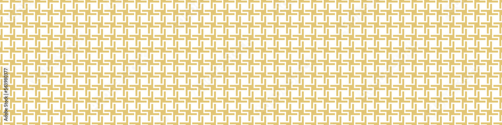 Seamless ornament. Golden pattern for backgrounds, banners, advertising and creative design. Flat style. Seamless ornament. Golden pattern for backgrounds, banners, advertising and creative design. Flat style.