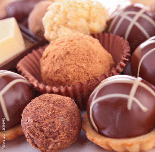 Mignardises aux chocolats