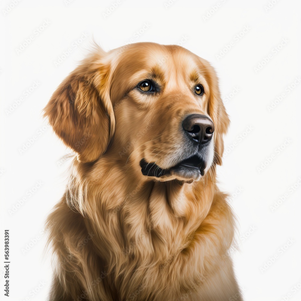 Golden Retriever Dog, Generative AI Golden Retriever Dog, Generative AI