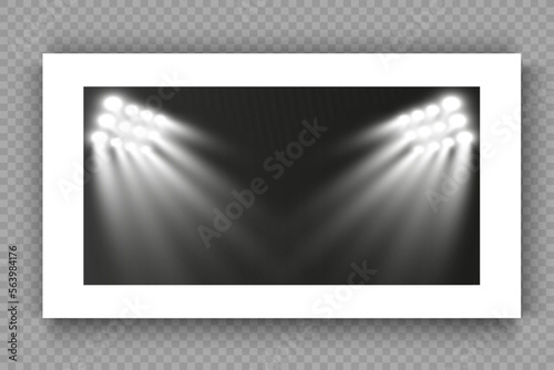 Photo frame template for illustration or design.Photo of memories.	
