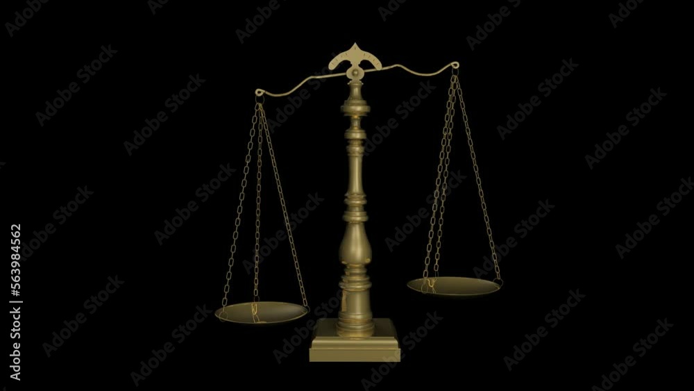Golden Scale Animation Transparent Alpha Video Golden Scale Animation Transparent Alpha Video
