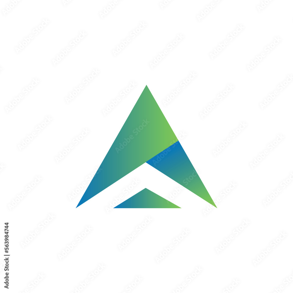 abstract a logo design