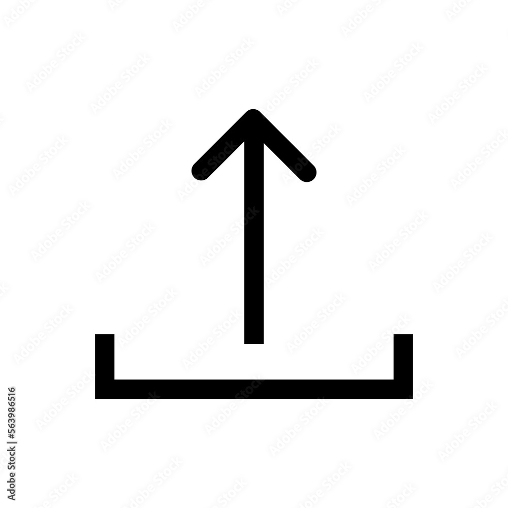 Upload data icon line isolated on white background. Black flat thin icon on modern outline style. Linear symbol and editable stroke. Simple and pixel perfect stroke vector illustration Upload data icon line isolated on white background. Black flat thin icon on modern outline style. Linear symbol and editable stroke. Simple and pixel perfect stroke vector illustration