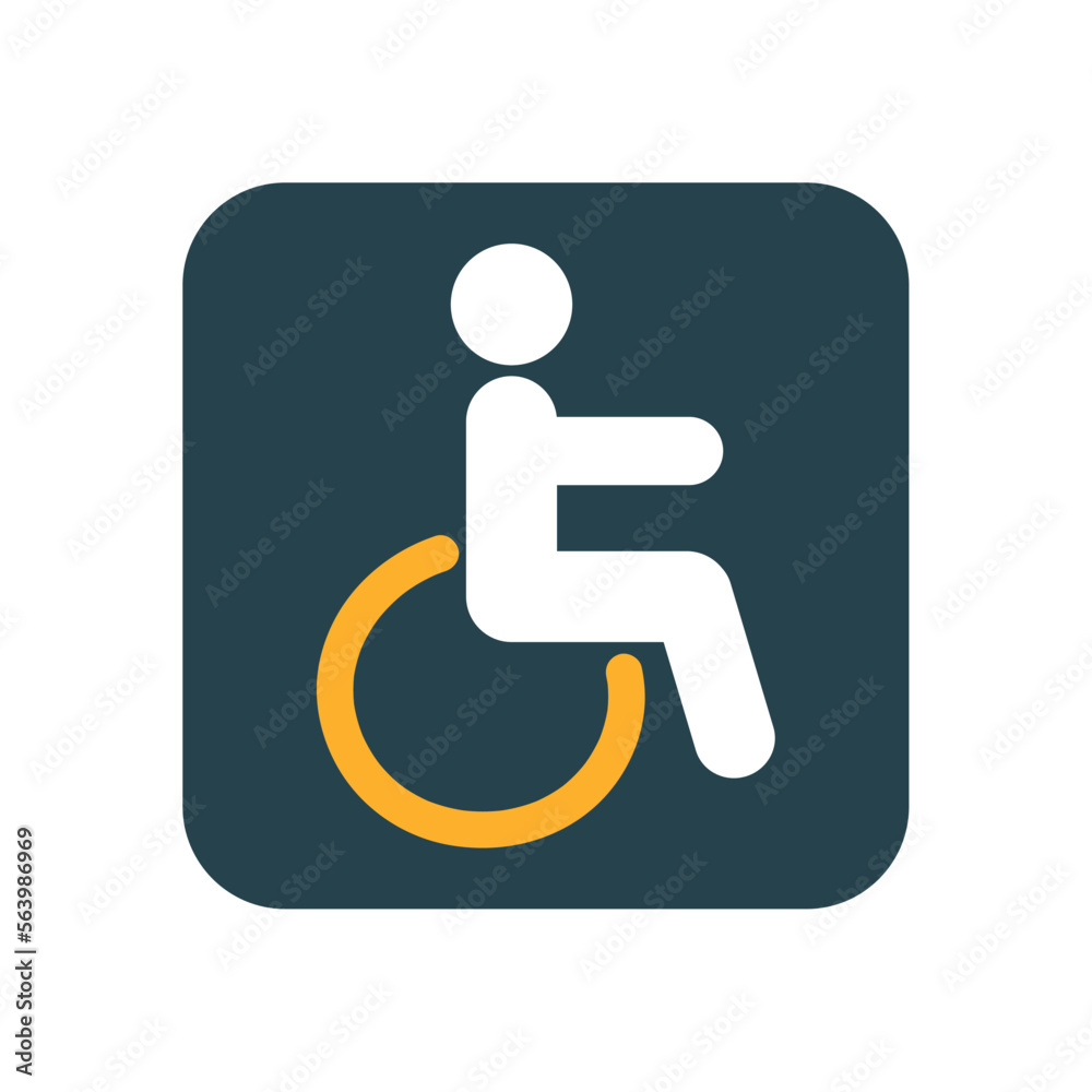 disabled access signal square disabled access signal square
