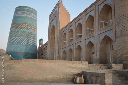 minareto città di Khiva photo