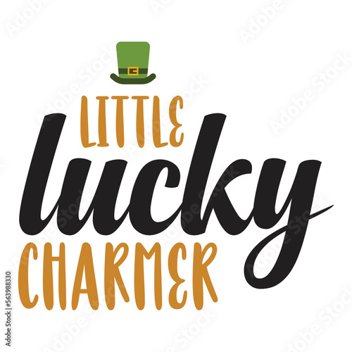 Little lucky charmer Happy St Patricks day shirt print template, St patricks design, typography design for Irish day, womens day, lucky clover, Irish gift
