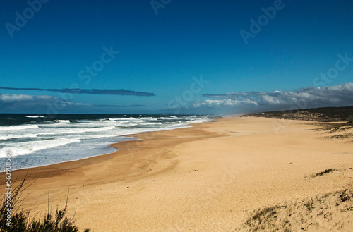 Nazaré Beach, fishing village on the Atlantic coast of Portugal