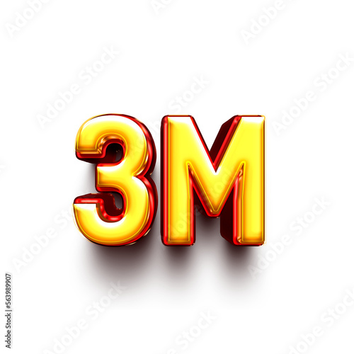 3M on transparent background