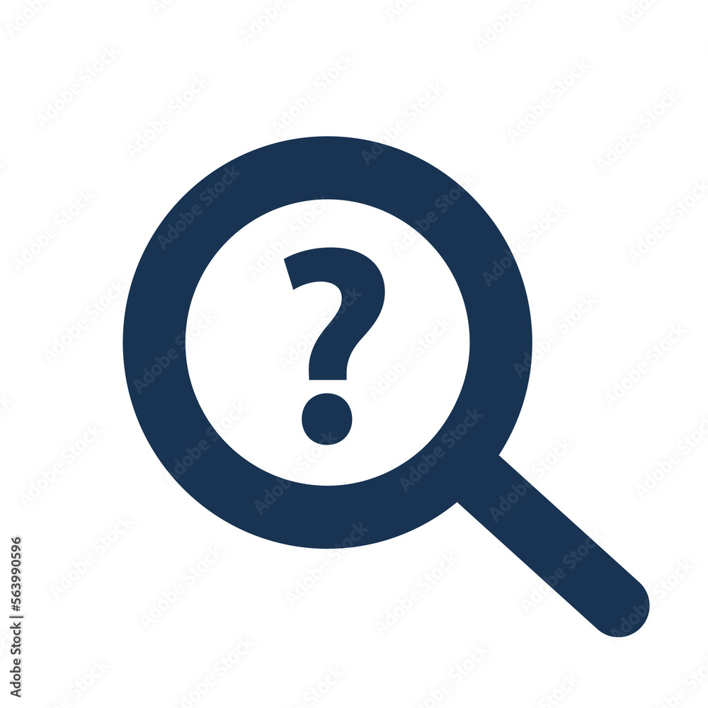 Help search icon on transparent background Help search icon on transparent background