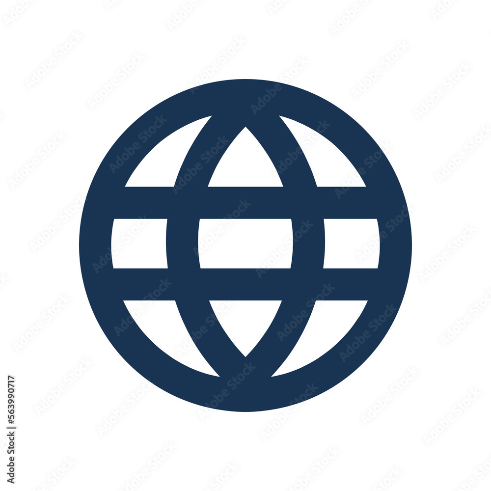 Web icon on transparent background Web icon on transparent background