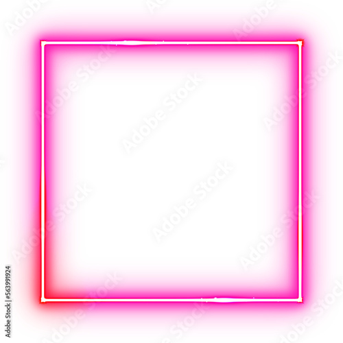 Neon Border Red and Pink Mix