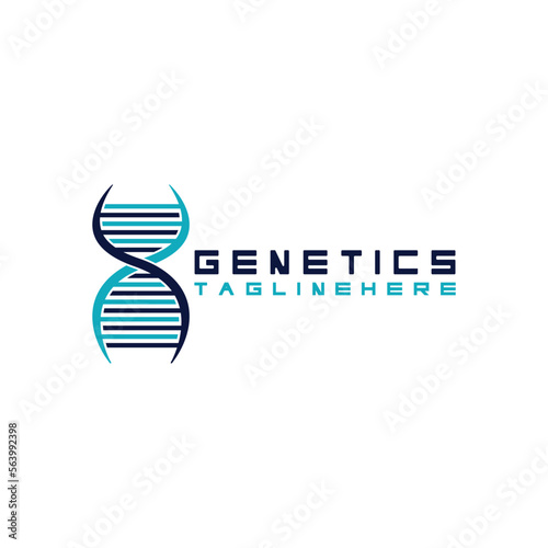 DNA vector logo design template.modern medical logotype.laboratory science icon symbol.colorful pharmacology sign-vector