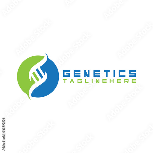 DNA vector logo design template.modern medical logotype.laboratory science icon symbol.colorful pharmacology sign-vector
