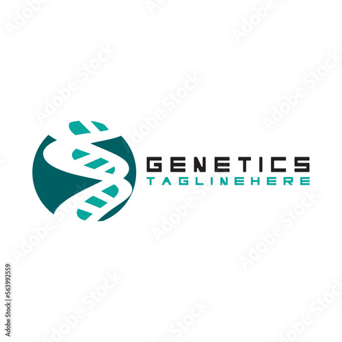 DNA vector logo design template.modern medical logotype.laboratory science icon symbol.colorful pharmacology sign-vector
