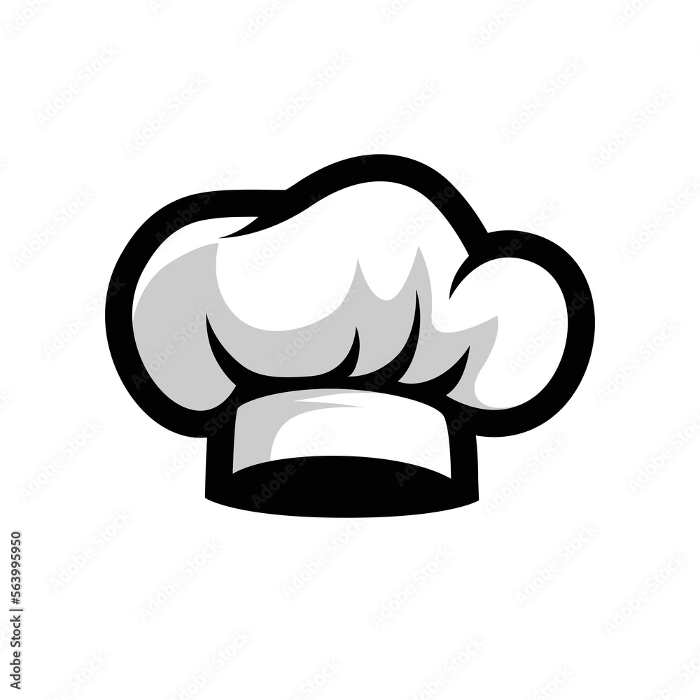 Chef Hat Logo Design Template Inspiration, Vector Illustration. Chef Hat Logo Design Template Inspiration, Vector Illustration.
