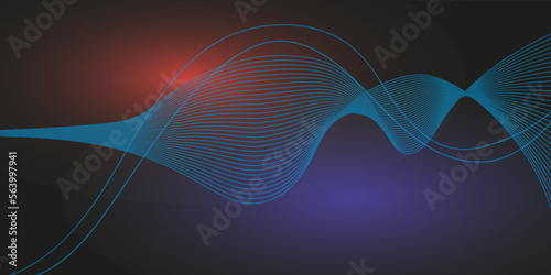 Plexus curves, abstract wave, beautiful background for art projects