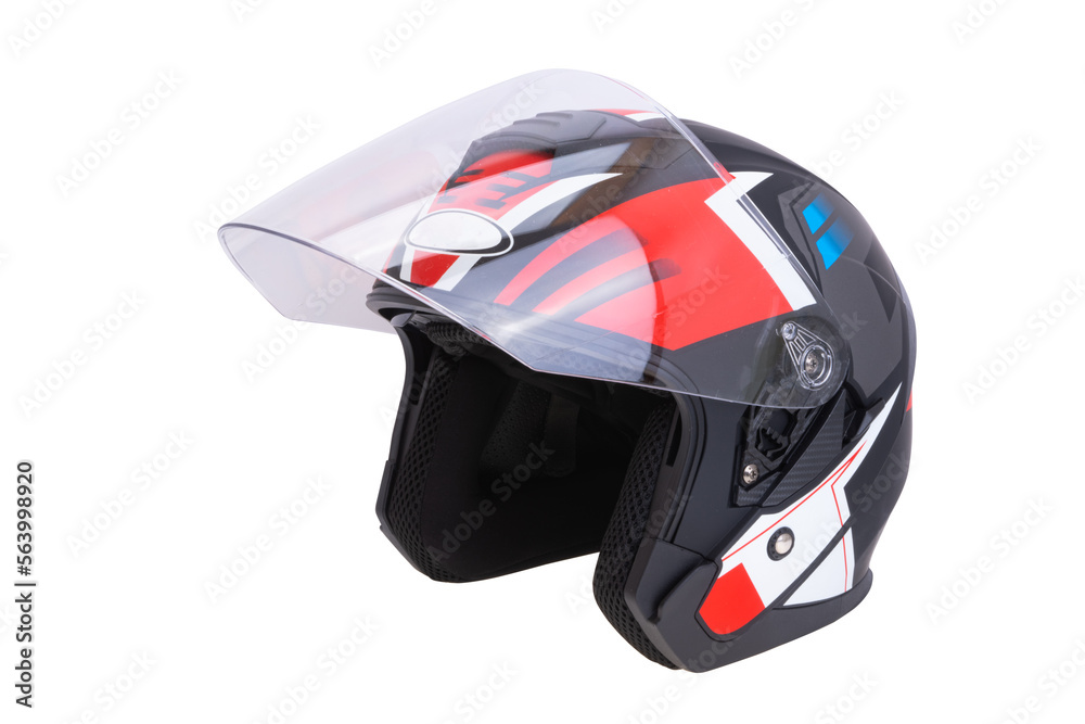 Fototapeta premium scooter helmet isolated