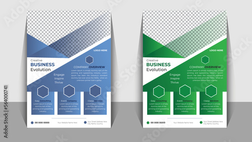 New Modern Corporate Business flyer template vector design, Full Editable marketing business proposal poster, Creative promotion and advertising leaflet layout.