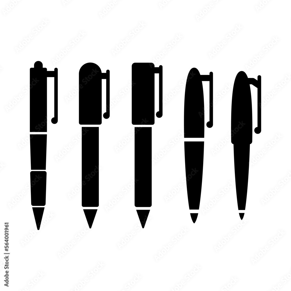 pen vector icon, writing symbol pen vector icon, writing symbol