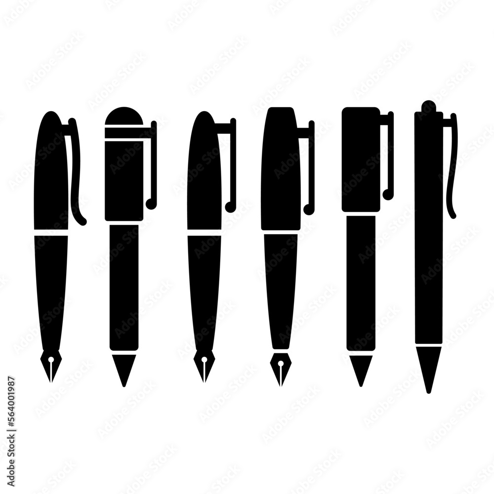 pen vector icon, writing symbol pen vector icon, writing symbol