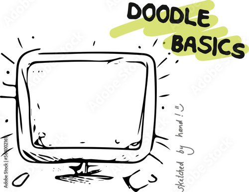 Doodle Sketchnote Template for Workshops, Seminar, Flipchart and Graphic Recording
