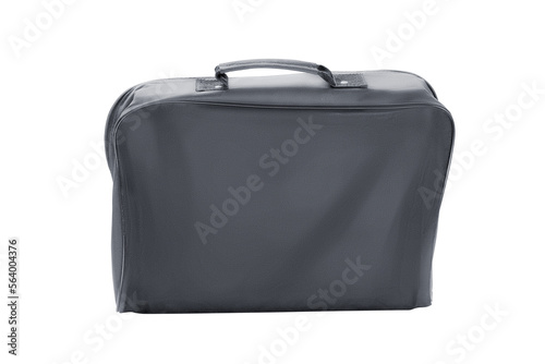Black portfolio case. Isolated png with transparency