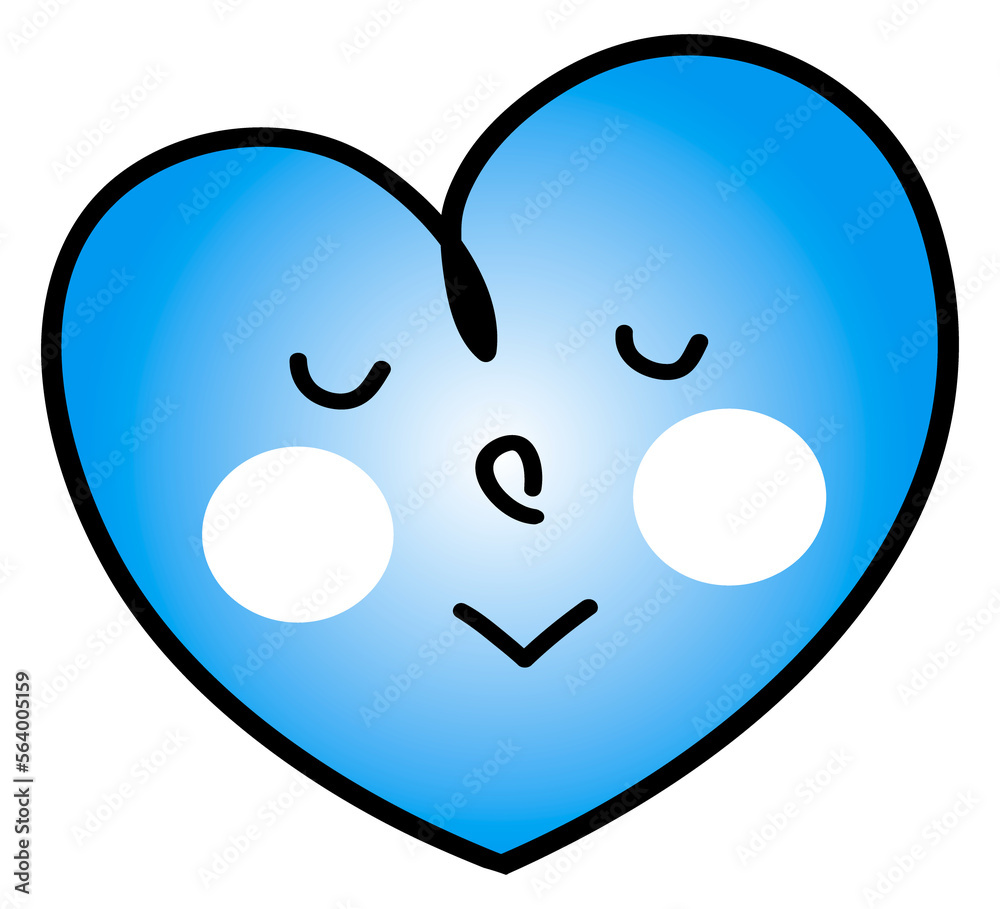 Love Concepts, Illustration Happy Heart Icon & Symbol with Facial Emotion.
Love Concepts, Illustration Happy Heart Icon & Symbol with Facial Emotion.