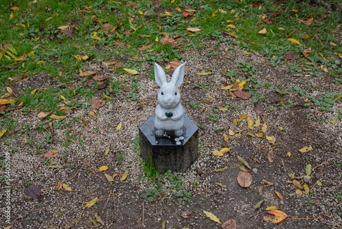 Rabbit sculptures at Izumo Grand Shrine, Shimane, Japan