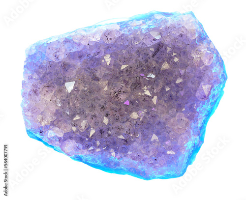 amethyst isolated on white background