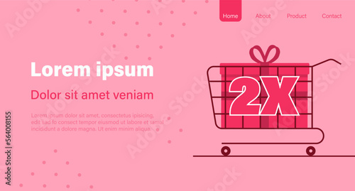 Double points landing web page