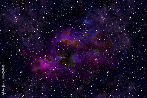Cosmic interstellar background - starlet universe backdrop - galaxy nebulosity space 