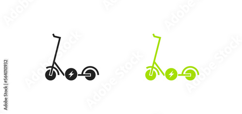 Electric scooter icon. Vector EPS 10
