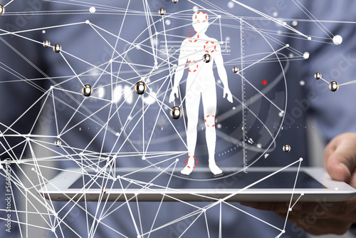 Neural network 3D illustrat...