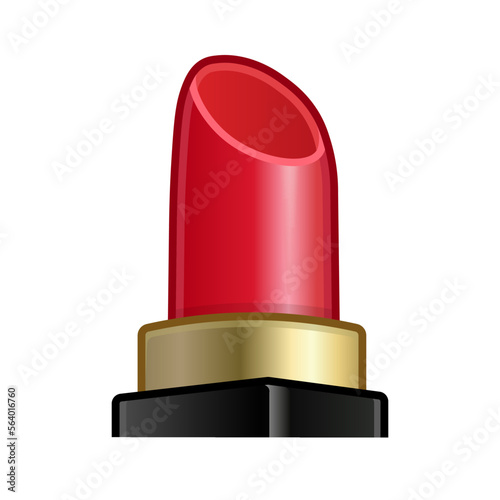 Red pomade for women lips Large size icon for emoji smile