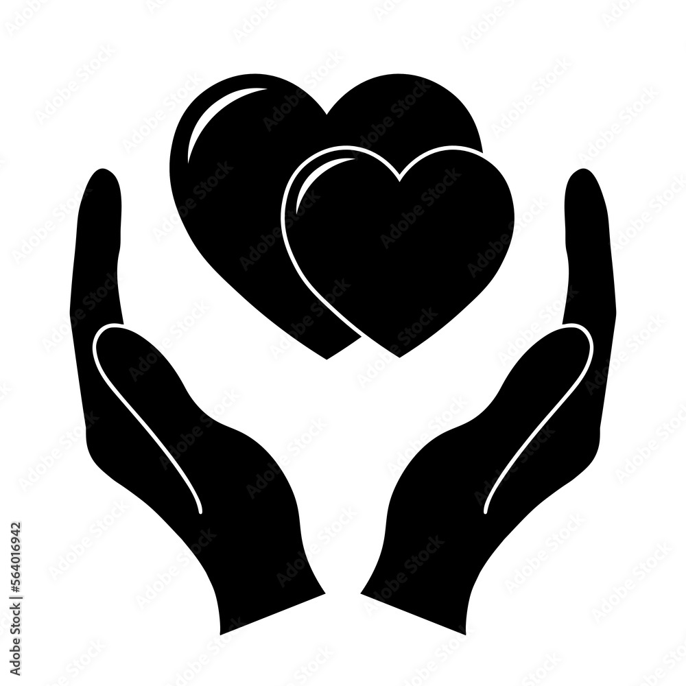 Simple illustration of heart icon for St. Valentines Day Simple illustration of heart icon for St. Valentines Day