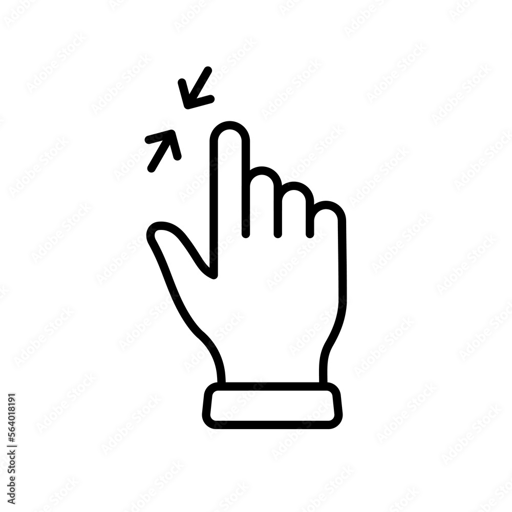 Zoom Gesture, Hand Finger Swipe Up and Down Line Icon. Reduce Screen, Rotate on Screen Linear Pictogram. Gesture Slide Up and Down Outline Icon. Editable Stroke. Isolated Vector Illustration Zoom Gesture, Hand Finger Swipe Up and Down Line Icon. Reduce Screen, Rotate on Screen Linear Pictogram. Gesture Slide Up and Down Outline Icon. Editable Stroke. Isolated Vector Illustration